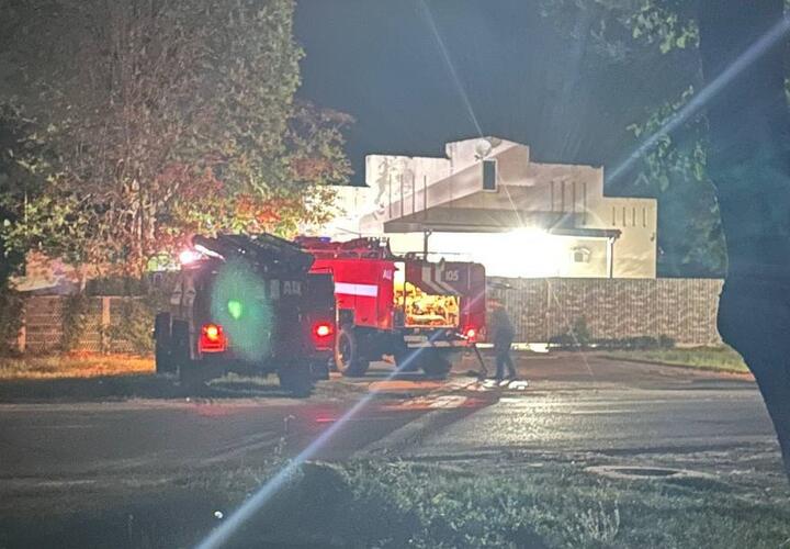 В Усть -Лабинском районе Кубани загорелся морг