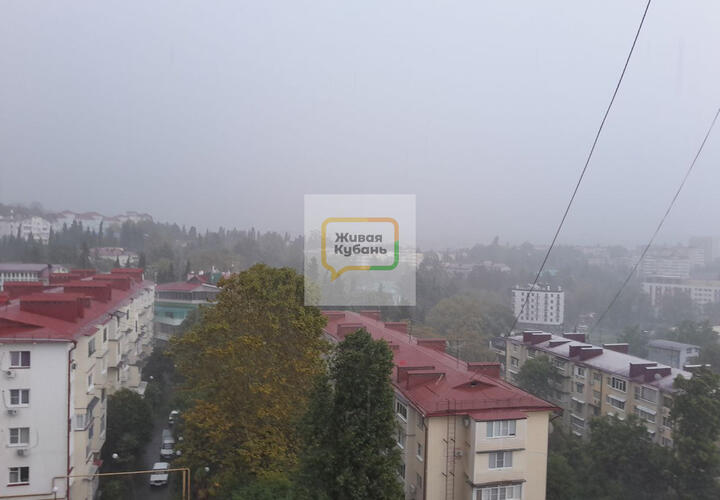  «Залило даже через закрытое окно»: мощный ливень с градом натворил бед в Сочи