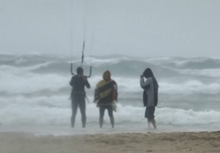 Шторм, огромные волны и поваленные деревья: что происходит в Анапе