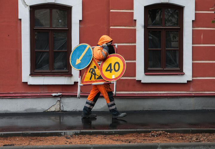 Ограничения связаны с реконструкцией путепровода