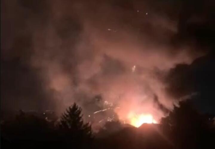 В поселке Северном под Краснодаром салюты взорвались в гараже во время попыток ВСУ атаковать регион