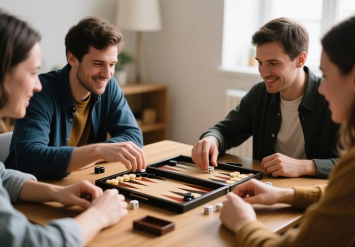 Нарды – это простая в освоении, но богатая на тактику игра, где каждый ход может изменить ход партии. Никаких сложных правил, только броски кубиков, передвижение фишек и умение думать на несколько шагов вперёд.