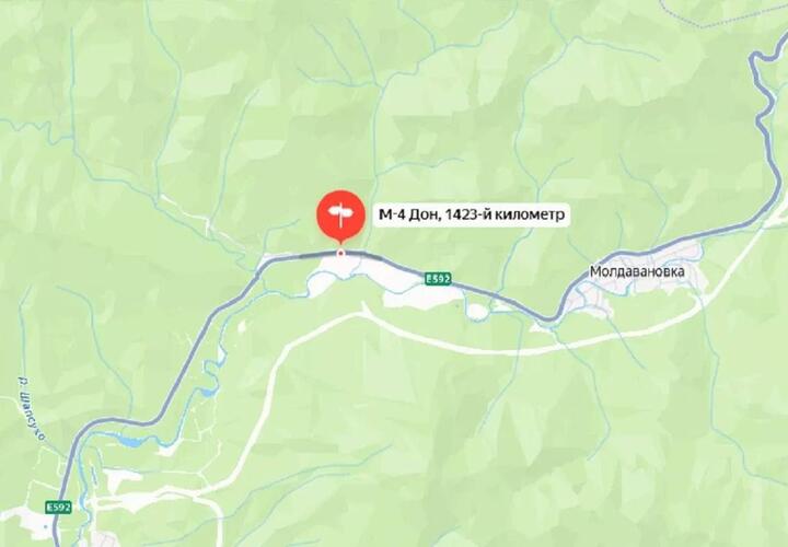 олько по одной полосе: в Туапсинском районе на трассе М-4 «Дон» меняется схема движения