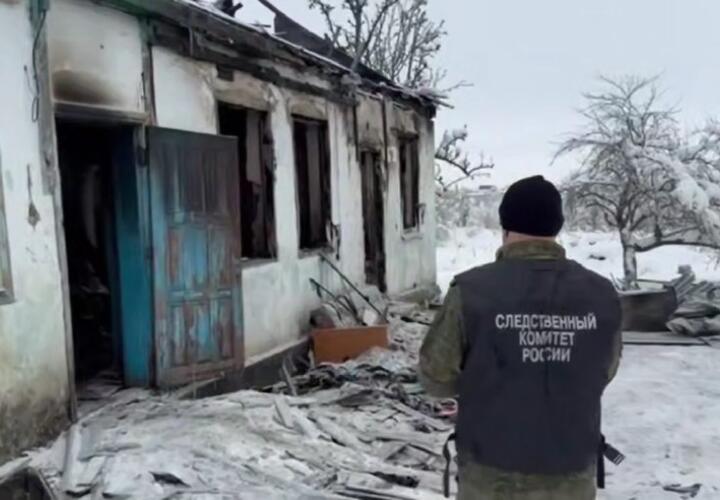 Мать и трое детей, среди которых новорождённый, погибли в пожаре на Кубани