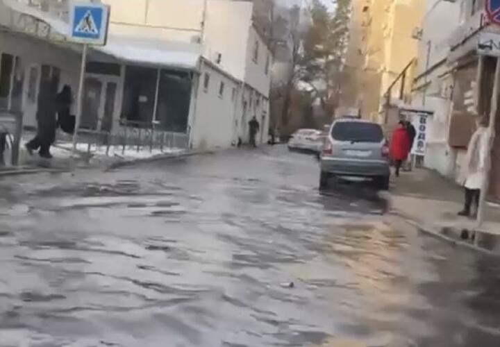 В Краснодаре произошла серьёзная коммунальная авария