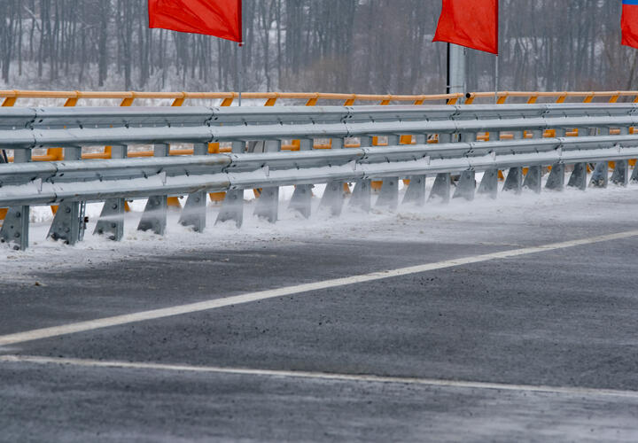 Гололёд на трассе