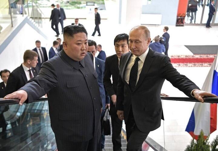 Владимир Путин и Ким Чен Ын