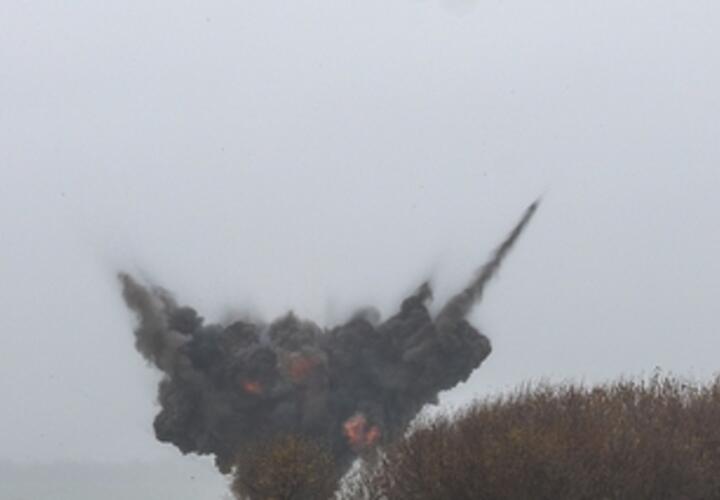 Военный снаряд взорвали на Кубани, боеприпас обнаружен во время земляных работ