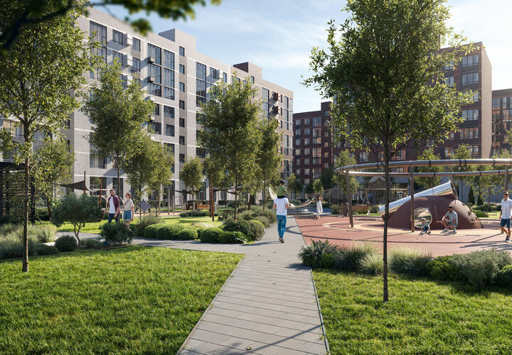 Квартал спроектирован как «город внутри города»