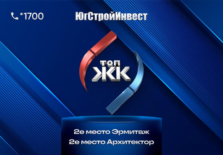 От Ставрополя до Мариуполя: проекты ГК «ЮгСтройИнвест» признаны лучшими на премии «ТОП ЖК-2026»