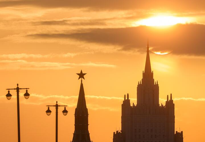 Закат над Москвой