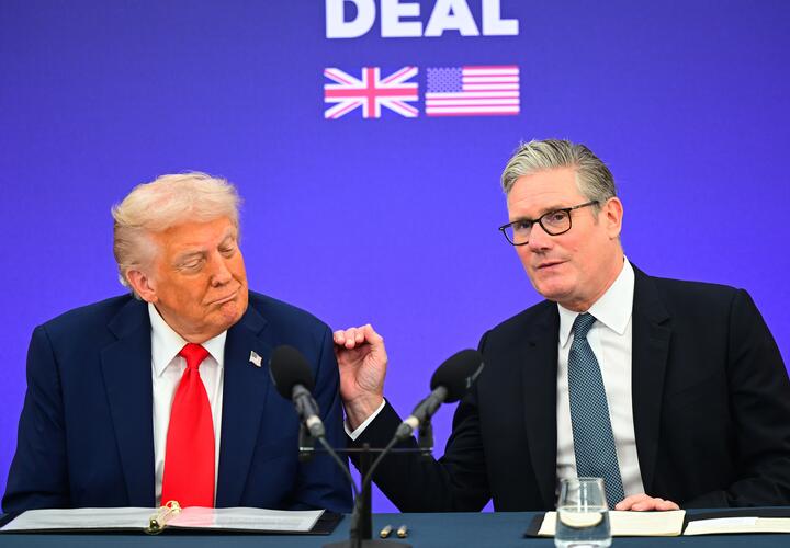 Дональд Трамп и Кир Стармер