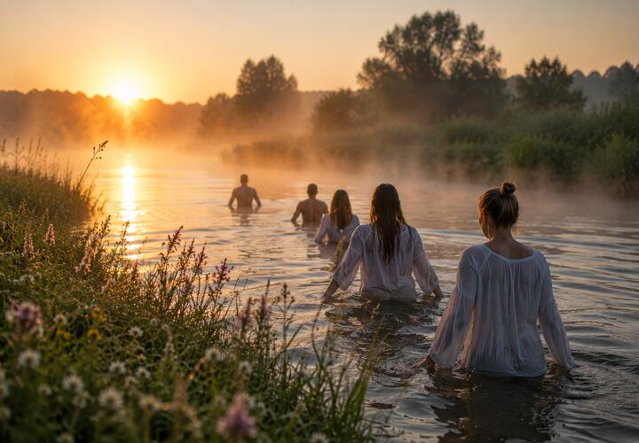 Важная роль в этот день отводится воде