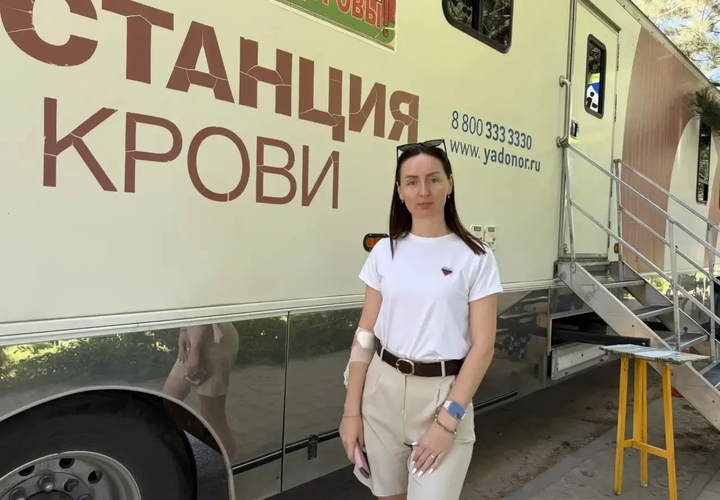 Важна каждая капля: в кубанском хуторе Ленина установили мобильный пункт переливания крови