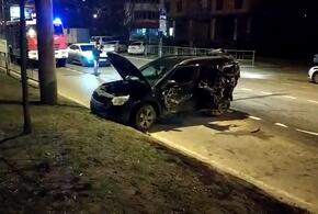 В Краснодаре в ночном ДТП пострадали два водителя (ВИДЕО)