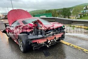 В Краснодарском крае разбили дорогостоящий спорткар