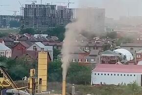 В Краснодаре асфальтобетонный завод несколько дней загрязняет воздух 