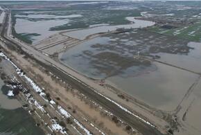 В Краснодарском крае из-за сильных осадков затопило поля