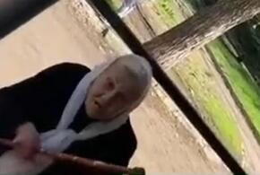 «Ты убийца»: на Украине смелая бабушка жестко ответила нацисту ВИДЕО