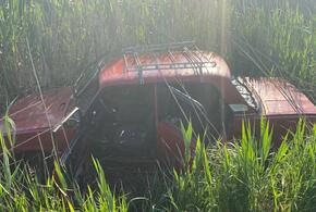На Кубани водитель «Жигули» слетел с трассы в овраг