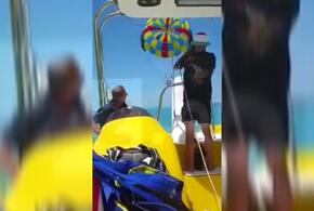 Туриста, упавшего с парашютом в море, могут перевезти в Краснодар