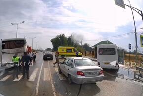 Под Краснодаром столкнулись два автобуса с пассажирами, есть пострадавшие