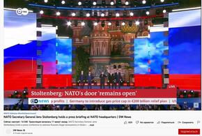 Трансляцию брифинга генсека НАТО на немецком канале прервали речью Путина