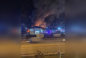 В Краснодаре произошел пожар в банном комплексе 