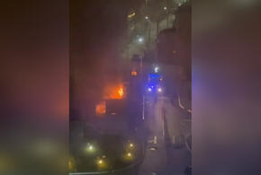 В Краснодаре на улице Гаражной произошел пожар 