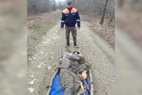 В Новороссийске спасли мужчину, который сломал ногу и не мог выбраться из леса