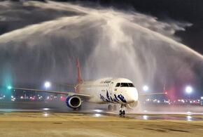 В Сочи премьерный рейс из Баку, отложенный из-за непогоды, состоялся