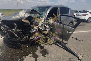 На Кубани в результате лобового столкновения погиб водитель иномарки 