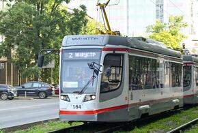 В Краснодаре у Кооперативного рынка изменят движение трамвая № 2