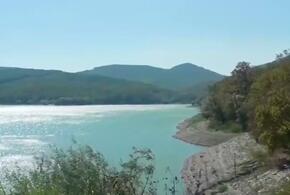 В Новороссийске обмелело Неберджаевское водохранилище