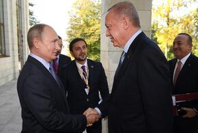 Встреча Путина с Эрдоганом пройдет 4 сентября в Сочи