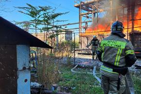 На улице Тихорецкой в Краснодаре горел масложиркомбинат