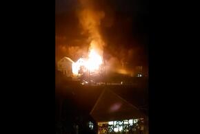 В Туапсинском районе сгорел частный дом