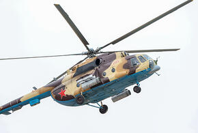 В Брянской области аварийную посадку совершил военный вертолет МИ-8