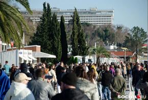Как в летний сезон: Сочи переполнен уже даже зимой
