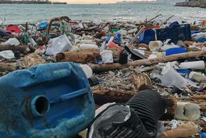 Волочаевский пляж в Новороссийске превратился в свалку