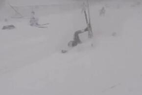 18 лыжниц пострадали от снежной бури во время спартакиады в Сочи