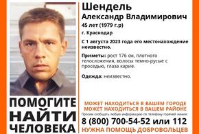 Больше полугода в Краснодаре не могут найти бесследно пропавшего мужчину