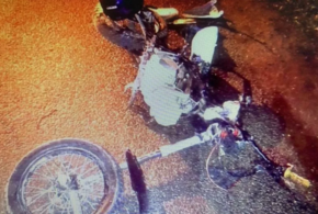 Питбайк с 14-летним подростком вспыхнул после столкновения с автомобилем