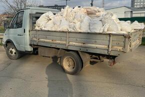 На Западном обходе в Краснодаре выявили незаконную перевозку строительного мусора