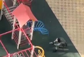 Неизвестный с оружием на детской площадке напугал жителей ЖК в Краснодаре