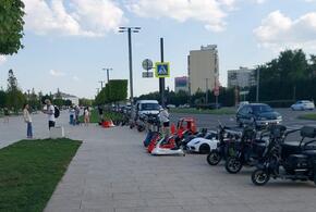 В Краснодаре возле парка Галицкого конфисковали десятки велосипедов