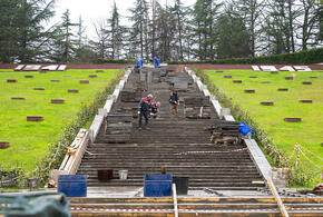 В Сочи началась реконструкция воинского мемориала в Завокзальном микрорайоне