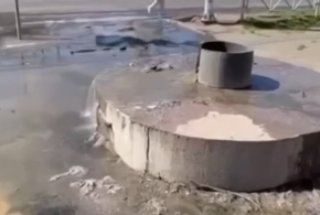 Фекальный фонтан на Российской в Краснодаре продолжает отравлять воздух