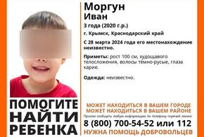 На Кубани более двух месяцев ищут бесследно пропавшего трехлетнего малыша