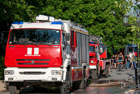 В Сочи сгорел двухэтажный частный дом